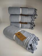 NIEUW: Hammamdoek handoek WALRA 90x180cm Blauw, Ophalen of Verzenden, Nieuw, Blauw, Handdoek