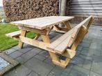 Robuuste picknicktafel nieuw gemaakt, Ophalen, Nieuw, Rechthoekig, Hout