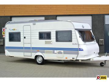 Hobby Excellent 470|Rondzit|Sanitair|Voortent|4 Persoons| beschikbaar voor biedingen