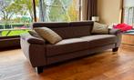 2,5 zits bank,stof ,bruin,verstelbare leuning,, Huis en Inrichting, 250 tot 300 cm, Gebruikt, Driepersoons, 75 tot 100 cm