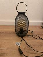 Mooie zwarte metalen lamp, Ophalen, Zo goed als nieuw, Metaal, Minder dan 100 cm