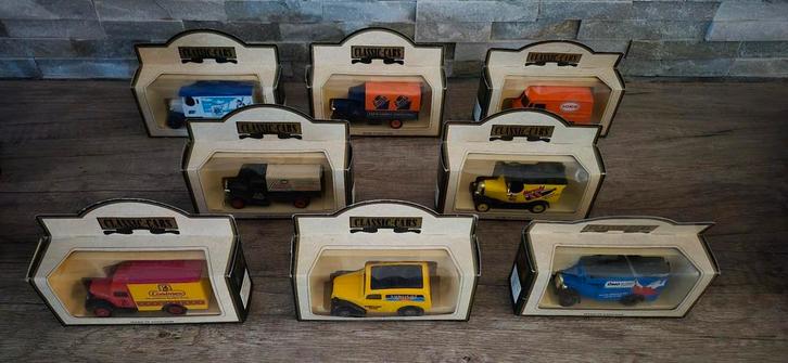 Classic Cars Miniaturen Set - Vintage Modellen, Hobby en Vrije tijd, Modelauto's | 1:18, Zo goed als nieuw, Auto, Overige merken