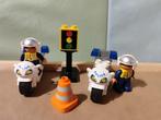 Lego Duplo politiemotors, Kinderen en Baby's, Speelgoed | Duplo en Lego, Ophalen of Verzenden, Zo goed als nieuw, Complete set