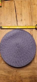 12 rieten placemat paars, Ophalen of Verzenden, Nieuw, Bord