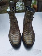 Krokodillenprint groene schoenen 40,6.5.DALEN,DRENTHE, Lage of Enkellaarzen, Ophalen of Verzenden, Zo goed als nieuw, Groen