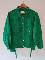 Zgan Tof groen jasje broderie  ambika maat s m, Ophalen of Verzenden, Zo goed als nieuw, Maat 38/40 (M), Groen