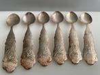 Zes verzilverde jaren '60 koffielepels H. Hooijkaas, Verzenden