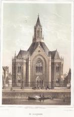 Rotterdam. De Zuiderkerk Litho 1863, Ophalen of Verzenden