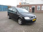 Volkswagen Touran 2.0 TDI 103KW 2006 Zwart APK18-11-2025, Auto's, Volkswagen, Voorwielaandrijving, Stof, Zwart, 4 cilinders