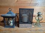 3 lantaarns, Ophalen of Verzenden, Gebruikt, Overige materialen, Minder dan 25 cm