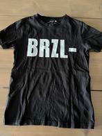 Zwart BRZL shirt 134 140 t-shirts jongenskleding Name it, Gebruikt, Verzenden, Shirt of Longsleeve, Name IT