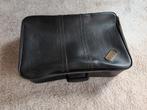 Retro Zwarte Reiskoffer, Overige materialen, Minder dan 50 cm, Gebruikt, Minder dan 50 cm