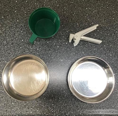1 persoons lichtgewicht RVS pannenset kookset 197 gram, Caravans en Kamperen, Kampeeraccessoires, Gebruikt, Ophalen of Verzenden