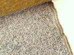 Kvadrat Febrik Arda 211 beige+camel; max 14 meter meubelstof, Wol, 120 cm of meer, Beige, Ophalen of Verzenden
