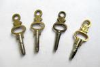 Lot van vier horlogesleutels., Antiek en Kunst, Antiek | Klokken, Ophalen of Verzenden