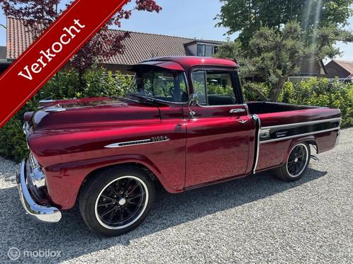 Chevrolet 3100 Cameo Pick Up V8 COMPLEET GERESTAUREERD, Auto's, Chevrolet, Bedrijf, Pick-up, Radio, Benzine, Overige carrosserieën