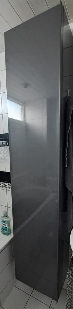 Badkamerkast meubel Ikea Godmorgon grijs, Huis en Inrichting, Badkamer | Badkamermeubels, Zo goed als nieuw, (Half)hoge kast, 150 tot 200 cm