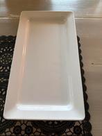 6 Langwerpige Borden - Gebroken Wit - Zo Goed Als Nieuw, Huis en Inrichting, Woonaccessoires | Schalen en Manden, Ophalen, Overige materialen