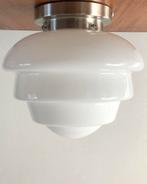 2 X Art Deco Highlight plafondlamp | Model Oxford, Ophalen of Verzenden, Zo goed als nieuw, Glas, Art Deco, jaren 30