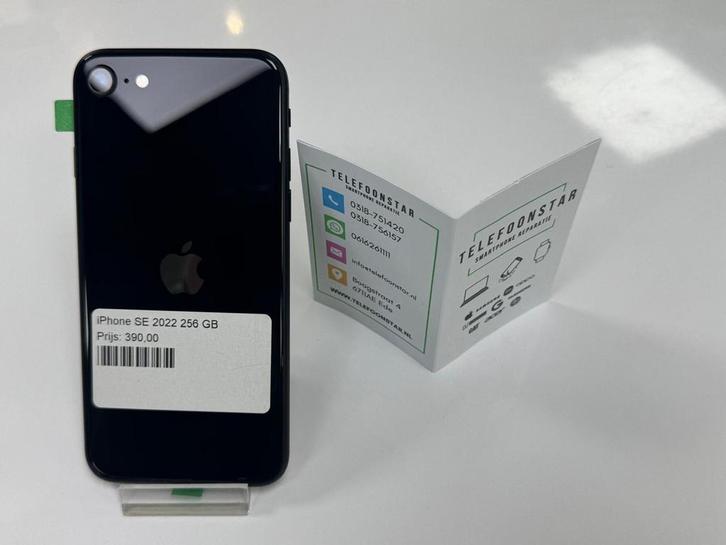 iPhone SE 2022 – 256GB – Supersnel model – €390, Telecommunicatie, Mobiele telefoons | Toebehoren en Onderdelen, Zo goed als nieuw