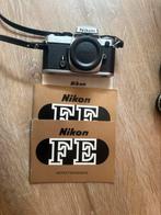 Nikon FE en nikon e-serie 50mm 1.8 lens, Ophalen of Verzenden, Zo goed als nieuw, Spiegelreflex, Nikon