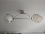 Ikea plafondlamp met 2 lichtpunten, Ophalen of Verzenden, Gebruikt, Metaal