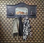 Mooie antieke kapstok met spiegel, Zo goed als nieuw, Minder dan 100 cm, Hout, Ophalen