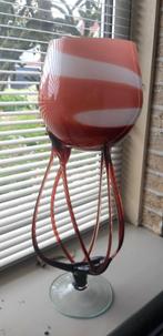 Hoge octopus vaas, Antiek en Kunst, Antiek | Glas en Kristal, Ophalen of Verzenden