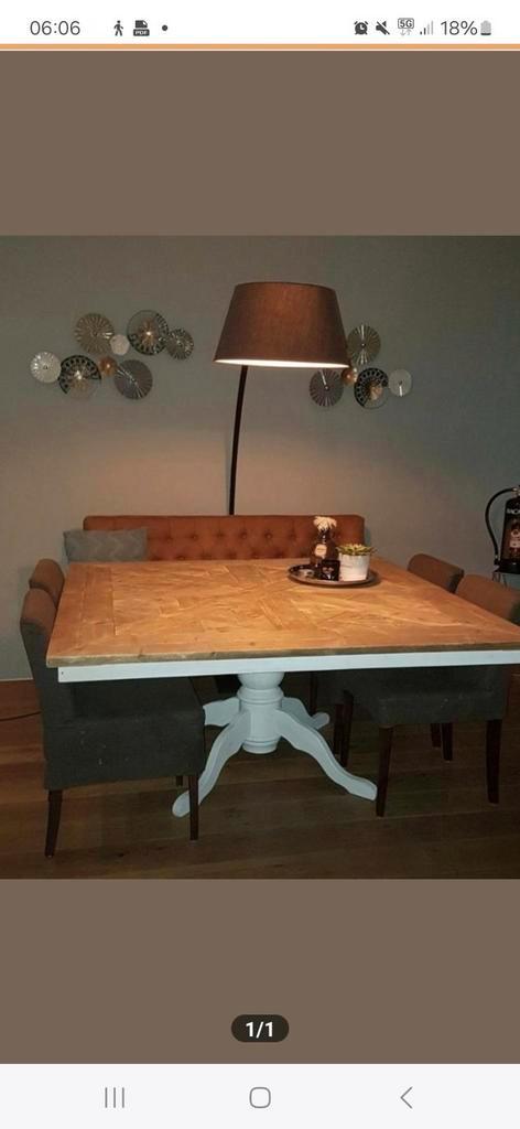 eettafel jorg Rivera maison, Huis en Inrichting, Tafels | Eettafels, Gebruikt, 50 tot 100 cm, 200 cm of meer, Vijf personen of meer