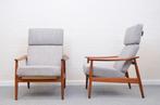 fauteuils FD164 Arne Vodder France & Søn Denemarken 60s, Ophalen, Hout, Gebruikt, -