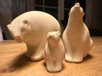 Ijsberen Beeldjes Set, Verzamelen, Beelden en Beeldjes, Ophalen of Verzenden, Zo goed als nieuw, Dier