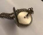 Antiek Zilveren Zakhorloge + Sleutel, Antiek en Kunst, Antiek | Klokken, Ophalen of Verzenden