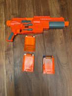 Nerf Gun met 3 Nerf Magazijnen - Glow in the Dark, Ophalen of Verzenden, Zo goed als nieuw, Jongen of Meisje