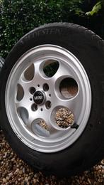 Mini Cooper 7-Hole Spoke R81 velgen met Vredestein Quatrac 5, Ophalen of Verzenden, Gebruikt, Honda