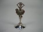 Zilveren oude sigaretten dover Ballerina uit ca.1949, Antiek en Kunst, Antiek | Goud en Zilver, Verzenden, Zilver