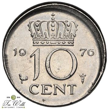 Nederland 10 Cent 1976 misslag. beschikbaar voor biedingen