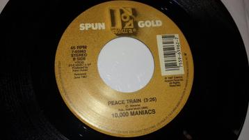 10.000 Maniacs VINYL SINGLE Like The Weather / Peace Train  beschikbaar voor biedingen