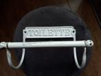 Brocante Toiletrolhouder wit, Antiek en Kunst, Ophalen