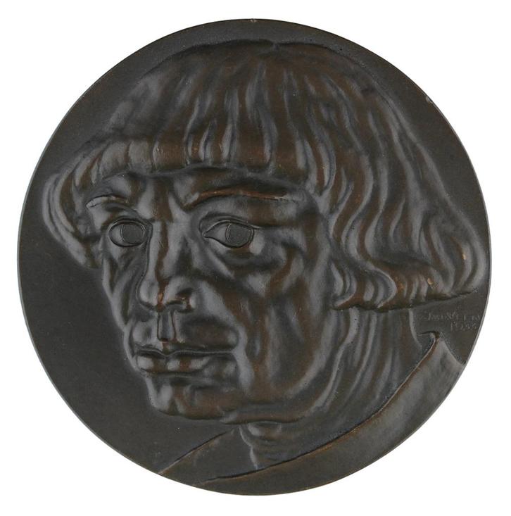 PENNING VPK 1933 Gerrit Jan van der Veer : Lucas van Leyden, Postzegels en Munten, Penningen en Medailles, Brons, Nederland, Verzenden