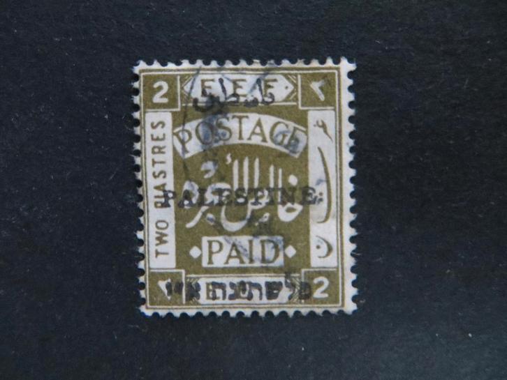 A01170: Palestine  2 piastre, Postzegels en Munten, Postzegels | Azië, Oost-Azië, Ophalen of Verzenden