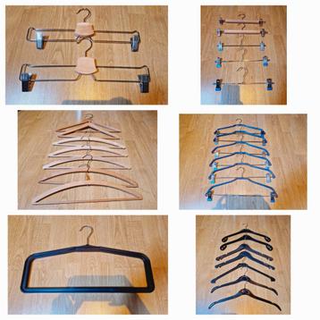Heel veel kledinghangers +- 30 stuks beschikbaar voor biedingen