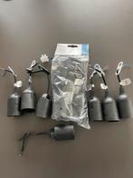 10 stuks VERHUISFITTINGEN  E27, Ophalen, Zo goed als nieuw, Metaal of Aluminium