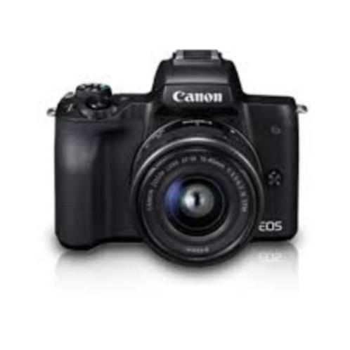 Canon EOS M50 + kit lens Nieuw Staat   1 Jaar Garantie, Verzamelen, Fotografica en Filmapparatuur, Lens of Lenzen, Ophalen of Verzenden