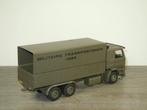 Scania 142H Militaire Transportshow 1986 - Tekno 1:50, Verzenden, Zo goed als nieuw, Bus of Vrachtwagen, Tekno