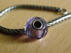 TROLLBEADS 925S LAA GLAS HELDER FACETTEN #TR22, Glas of Kristal, Ophalen of Verzenden, Zo goed als nieuw, Trollbeads