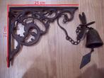 Deurbel Libelle en ophang beugel winkel werkplaats mancave, Antiek en Kunst, Antiek | Koper en Brons, Ophalen of Verzenden, Brons