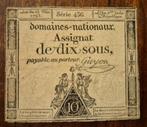 Frankrijk 10 sols 1793 Franse revolutie assignat, Postzegels en Munten, Bankbiljetten | Europa | Niet-Eurobiljetten, Ophalen, Frankrijk