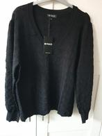 Zwarte Mi Piace trui XXL, Kleding | Dames, Ophalen of Verzenden, Nieuw, Maat 46/48 (XL) of groter, Zwart