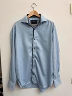 Cavallaro heren overhemd – lichtblauw – maat 43, Ophalen of Verzenden, Zo goed als nieuw, Blauw, Halswijdte 43/44 (XL)