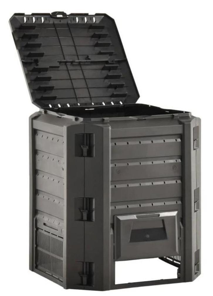 Compostbak composteervat 380 L bruin compost GRATIS BEZORGD!, Tuin en Terras, Aarde en Mest, Compostbak, Verzenden